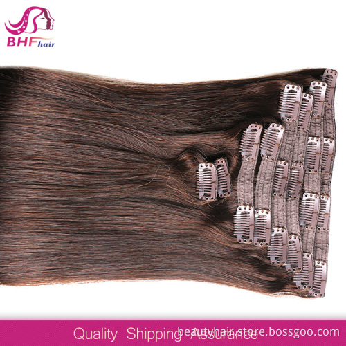 wholesale remy thick bottom plastic clip for hair extensions